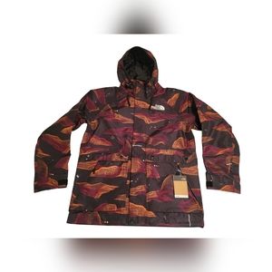 The North Face Black Balfron Printed Ski Jacket Size L Brand New